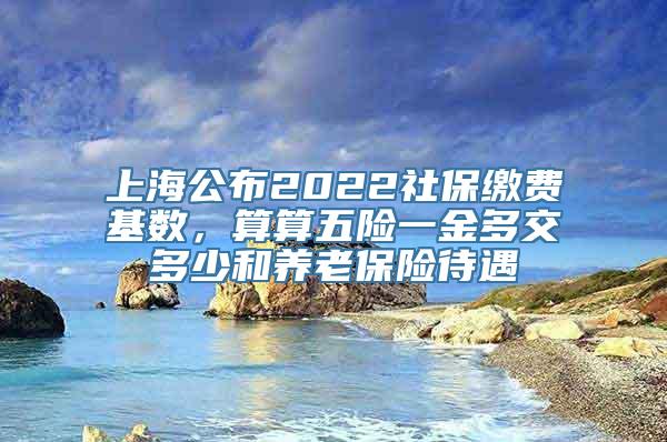 上海公布2022社保缴费基数，算算五险一金多交多少和养老保险待遇