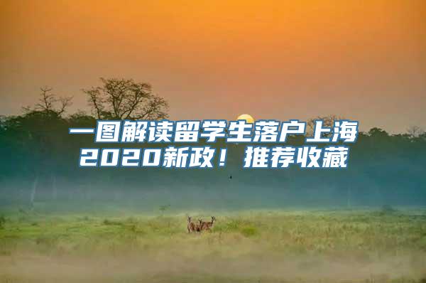 一图解读留学生落户上海2020新政！推荐收藏