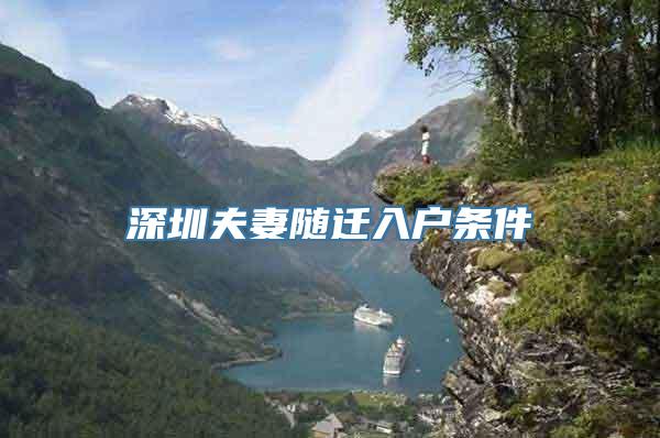 深圳夫妻随迁入户条件
