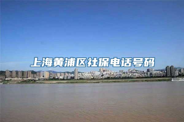 上海黄浦区社保电话号码