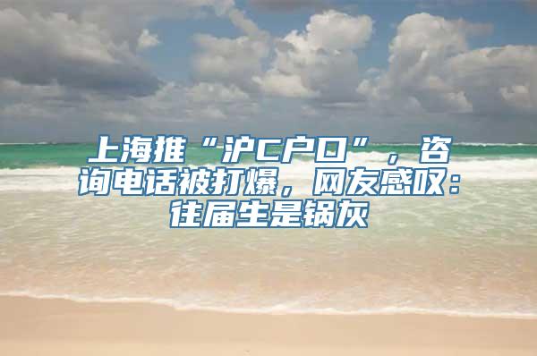 上海推“沪C户口”，咨询电话被打爆，网友感叹：往届生是锅灰
