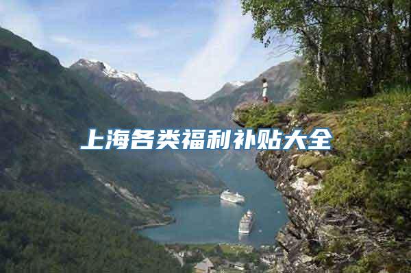 上海各类福利补贴大全