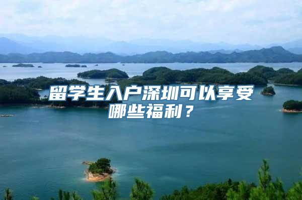 留学生入户深圳可以享受哪些福利？