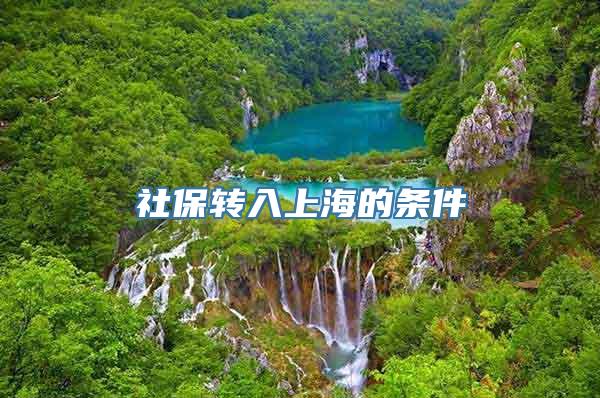 社保转入上海的条件