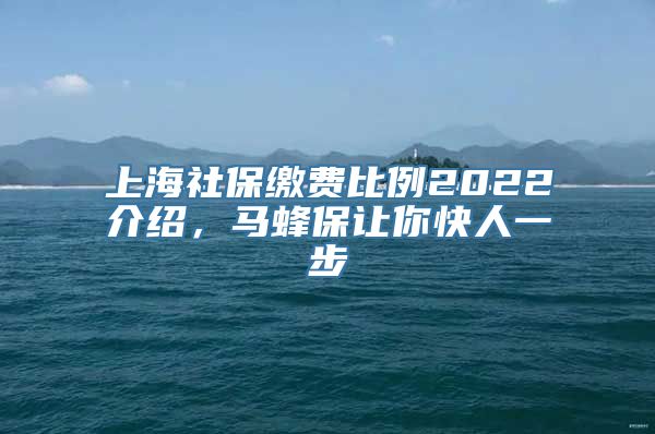 上海社保缴费比例2022介绍，马蜂保让你快人一步