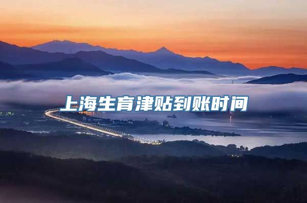 上海生育津贴到账时间