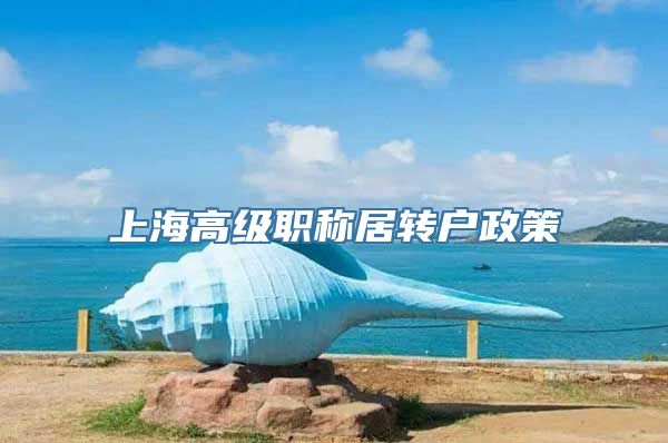 上海高级职称居转户政策